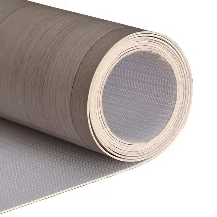 brown color of pvc heterogeneous vinyl flooring roll